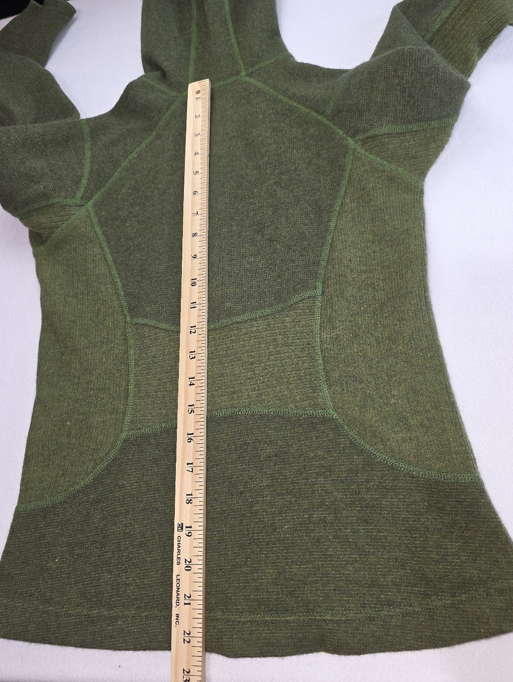 Mountain Hardwear Women's Hooded Jacket Size Small Full Zip Green AJ-3511 - Picture 6 of 9